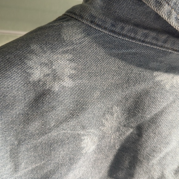 NWT Hem & Thread denim jacket size L floral (C8) - Picture 6 of 6